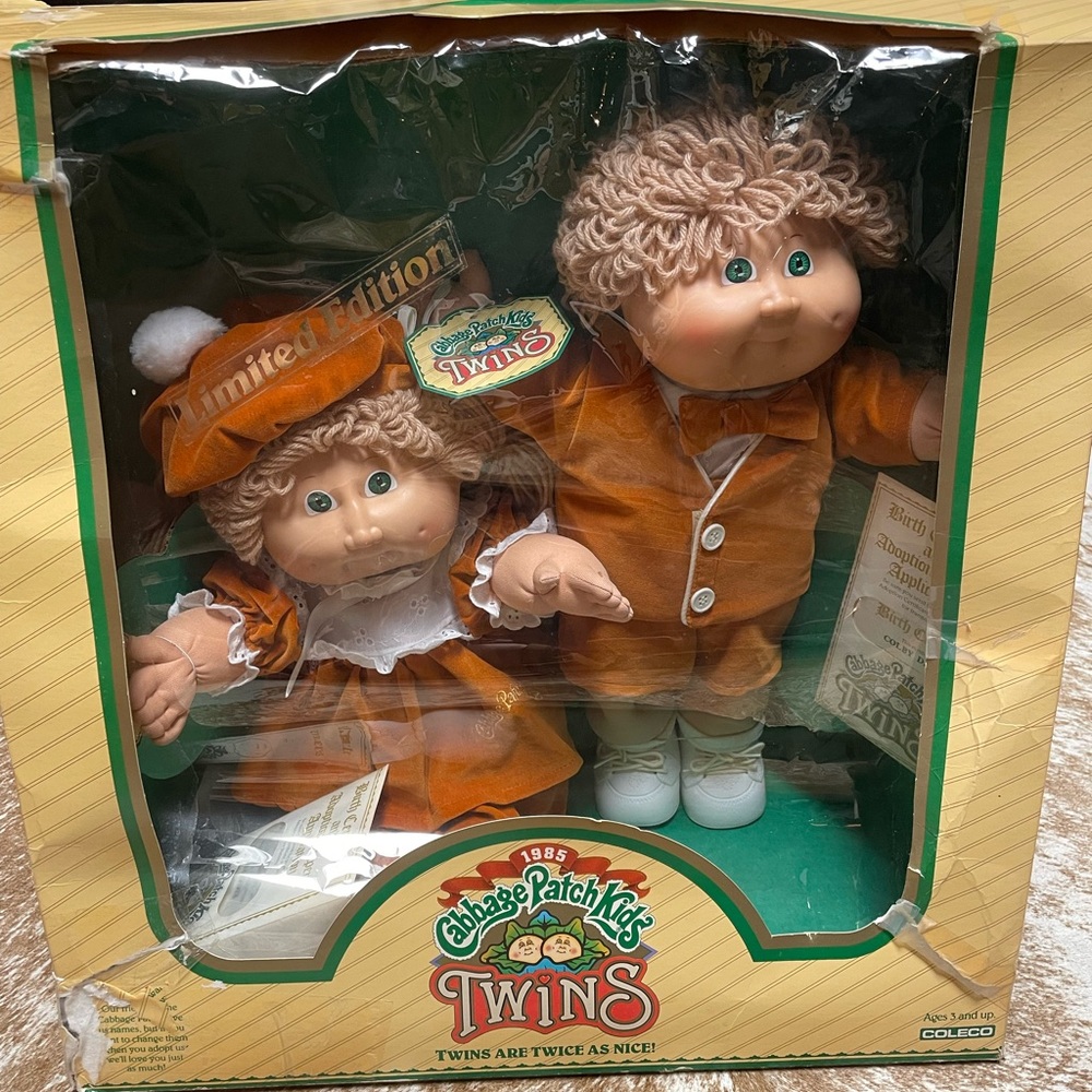 1985 Cabbage Patch Kids Twins Limited Edition
